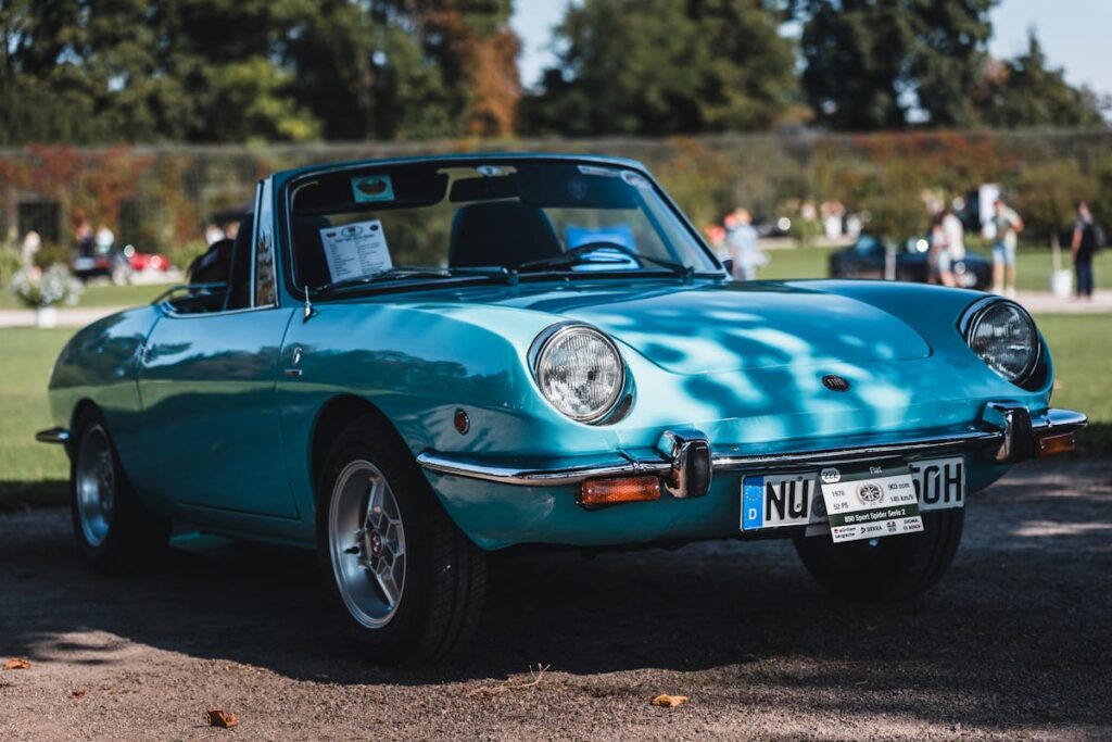 Blue FIAT 850