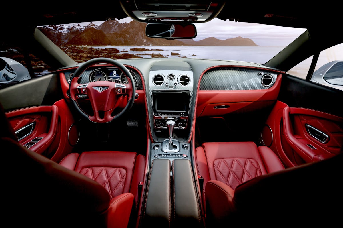 Car With Red Interior