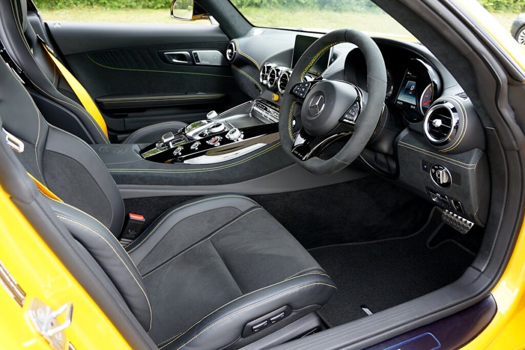 Inside the car