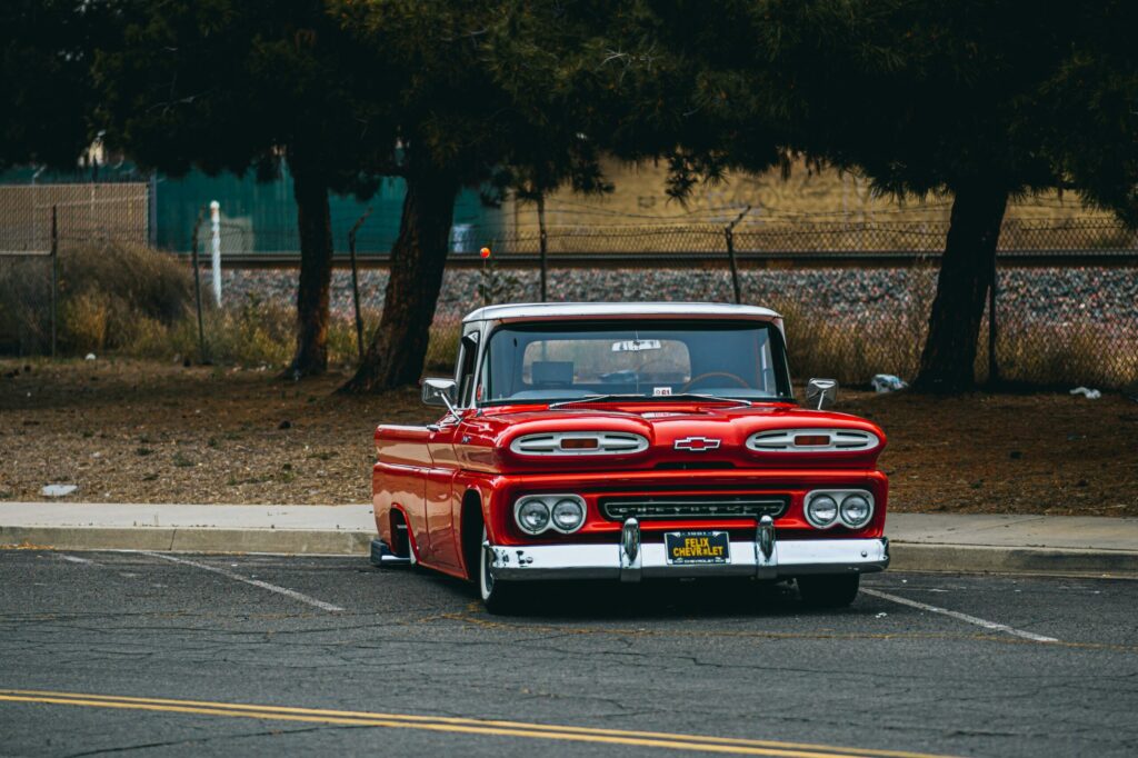 Classic Chevrolet Truck at Outdoor Car Meet